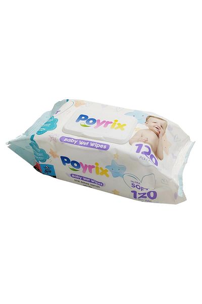 POYRİX Ultra Soft Poyrix Wet Towel 90's