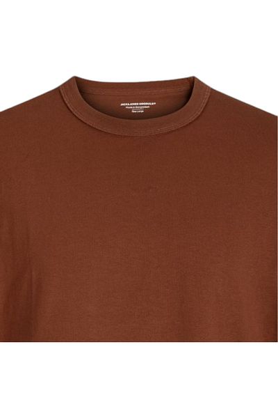 Jack & Jones Tricou JACK &JONES Lucca Blank - 12276585-Brandy