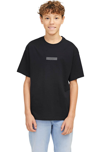 Jack & Jones Tricou JACK & JONES Taka JNR - 12269869-Черен