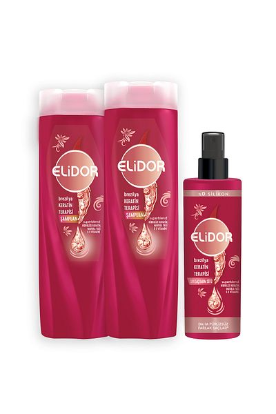 Elidor Hair Care Shampoo Brazilian Keratin Therapy 400 ml