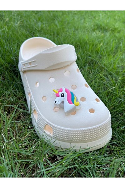 YuccaCo Accessorize Your Life Ledli Yanıp Sönen Unicorn Terlik Süsü Üç Boyutl...