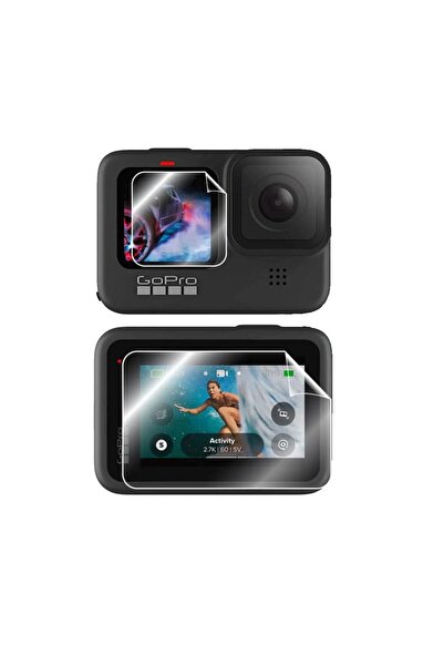 ROVA GoPro Hero 13 Black Uyumlu 3'er Adet Ekran Koruyucu  Nano Jelatin Koruma