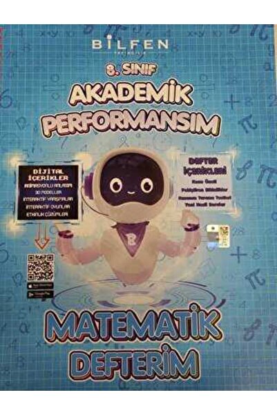 Bilfen Yayıncılık 8. Sınıf Matematik Akademik Performansım Defterim