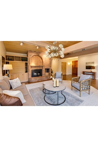 Avonni Avonnı Av-60212-12e Eskitme Kaplama Modern Avize, G9, Metal, Cam, 70cm