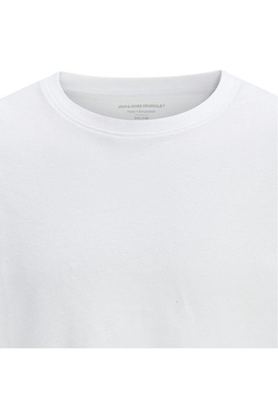 Jack & Jones Tricou JACK &JONES Split Twill - 12273109-Bright White