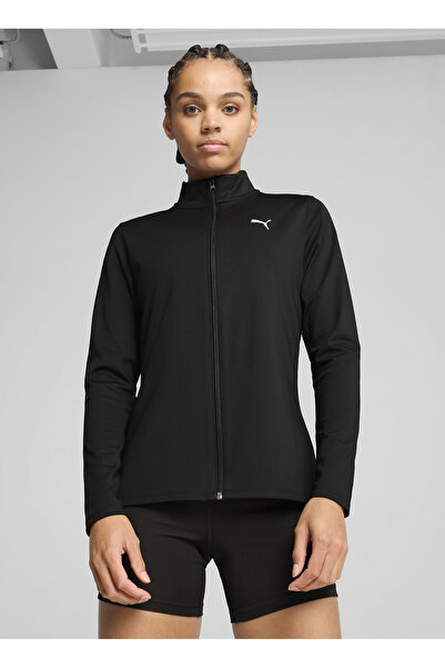 Puma 52612201 W Puma Strong Full Zip Pum Black Stand-Up Collar Regular Fit Wo...