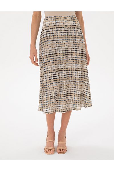 Pierre Cardin Beige A-Line Woven Skirt 50301198 -Vr011