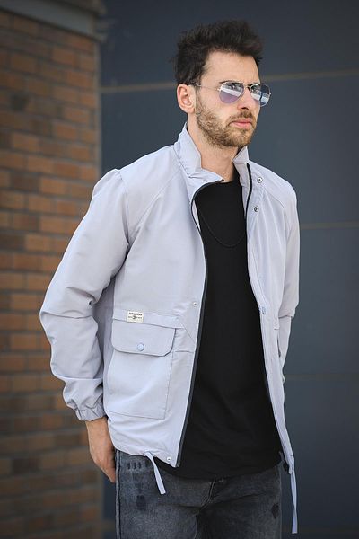 Oksit Ανδρικό εποχιακό παλτό Juan Slim Fit - Αδιάβροχο, με λεπτομέρεια από δαντέλα και κουκούλα