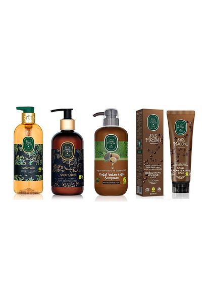 Eyüp Sabri Tuncer Eyüp Sabri̇ Tuncer Power of Brown-2-Shampoo, Tooth Paste, Oud Lotion, Oud Liquid Soap