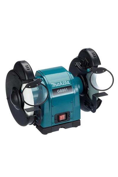 Makita GB801 Grinding Bench Machine, 205mm (8 inch), 550W, 3450 rpm, 19.8 kg