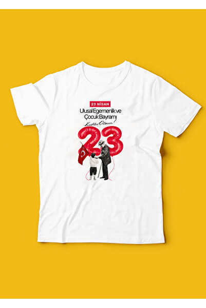 VİZYON İKRA 23 Απριλίου Μπλουζάκι/φούτερ με προσαρμοσμένο τυπωμένο Unisex σχέ...