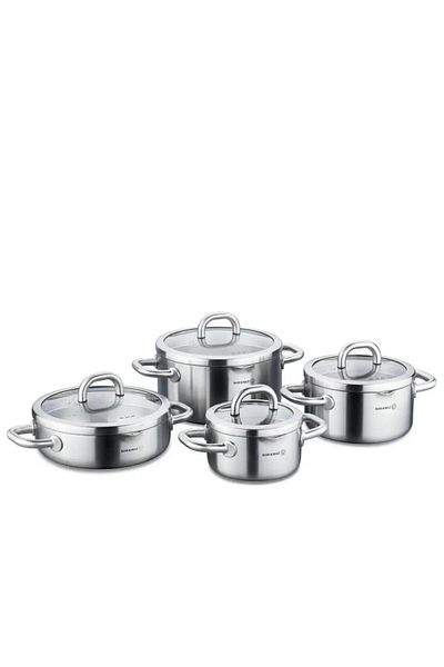 KORKMAZ A2795 Alba 8 Piece Cookware Set
