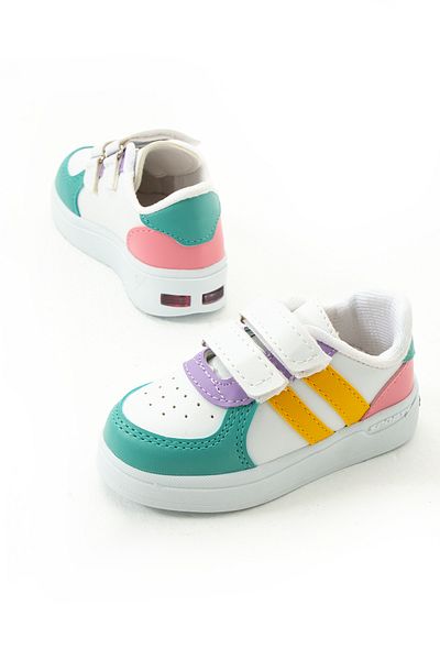 ALTUVATEKS Lighted Velcro Children's Sports Shoes/Sneakers