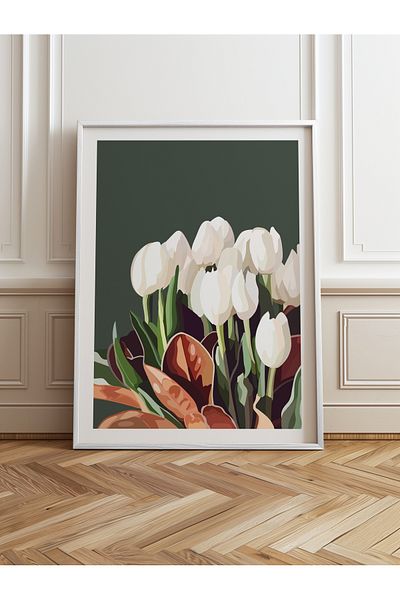 HOMEPACK Single Wooden Framed Painting One Piece Poster Painting Tk/964
