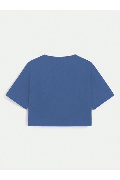 Laches Tricou cu mânecă scurtă pentru fetiță cu imprimeu Elsa