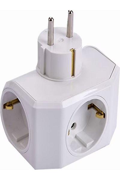 VİKO Viko 3-Plus Clover Grounded Socket
