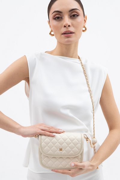 Matthew Cox Beige Women's Shoulder Bag Byn2300