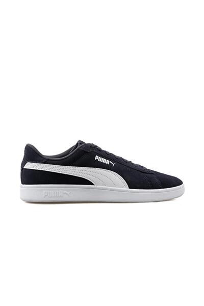 Puma Erkek Lacivert-beyaz Süet Smash 3.0 Sneaker Ayakkabı Vo39098403