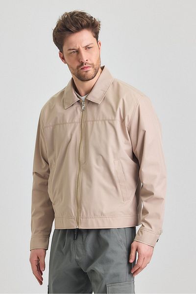 Wise Men's Collared Comfortable Fit Spring Coat