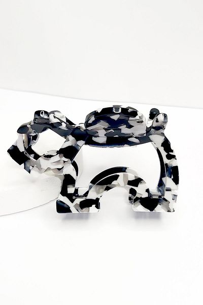 New Obsessions Луксозна закопчалка от ацетат Agatha Dog