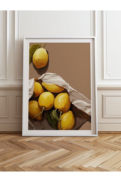 HOMEPACK Single Wooden Framed Painting One Piece Poster Painting Tk/963