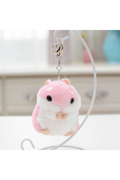 Choice 10cm 2 Plush Toys Animal Children Toys Key Chain Stuffed 10cm Hamster Pendant Kawaii Dolls Kids Chil