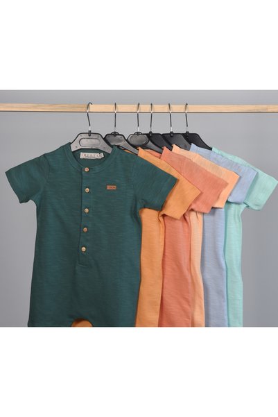 I.ZOYA Short Sleeve Short Leg Jumpsuit Baby + Kids Loose Fit / Loose Relaxed Cut 9 Months - 4 Years