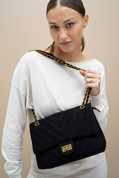 Matthew Cox Дамска чанта през рамо от Şerminci Koltuk Usta, черна BYN1067