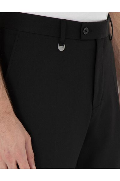 Pierre Cardin PİERRE CARDİN ΥΦΑΣΜΑ ΜΑΥΡΟ ΠΑΝΤΕΛΟΝΙ ΜΕ ΑΥΤΟΣΧΕΔΙΑΣΜΟ