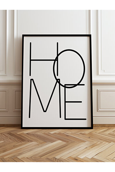 HOMEPACK Jedna drvena slika u ramu, jednodijelni poster, slika ZA DOM