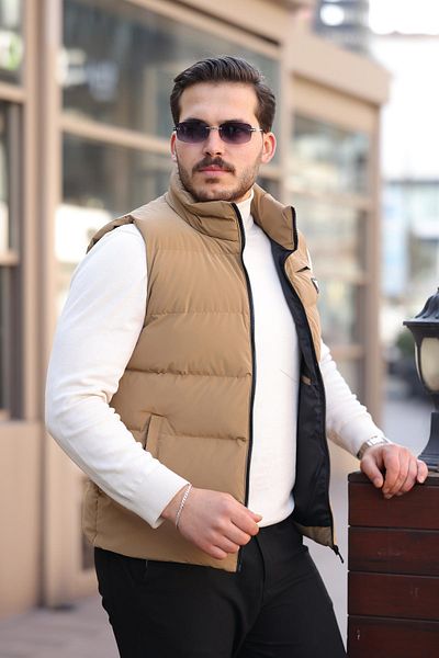 ByTrend Бродиран жилет с яка стойка Nova PLDP 2959-NY_60317-1
