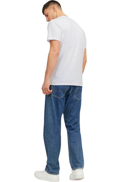 Jack & Jones Λογότυπο Tricou JACK & JONES Corp - 12233999-Λευκό