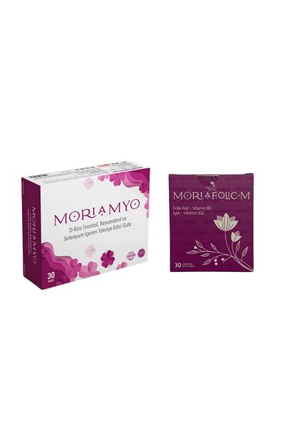 MORIA Women's Special Hormonal Balance and Metabolism Set Moria Folic Acid and Moria Myo