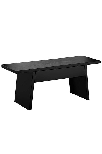 VitrA 90cm Bathroom Bench With Black Oak Finish And Soft-close Drawer