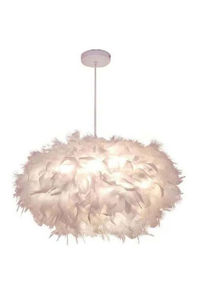 COOYA Ceiling Lights，Feather shape，Easy to match，Suitable for living room, bedroom, study