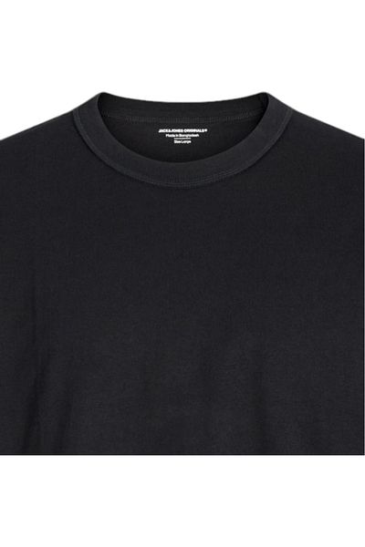 Jack & Jones Tricou JACK &JONES Lucca Blank - 12276585-Negru