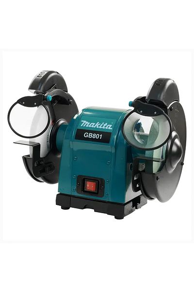 Makita GB801 Grinding Bench Machine, 205mm (8 inch), 550W, 3450 rpm, 19.8 kg