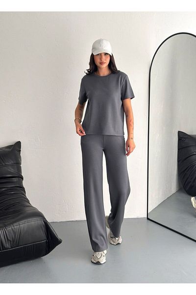 Pimody Women's Modal Oys Fabric Short Sleeve Tracksuit Set