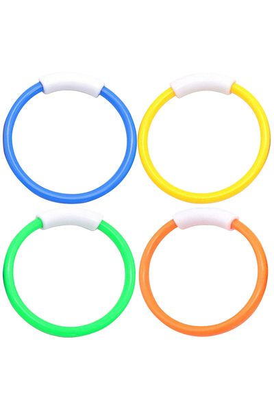 APWIKOGER diving ring 4Pcs Pool Games Sinking Toy Multicolor Cartoon Pool Sinking Toys Creative Swim Dive Toy