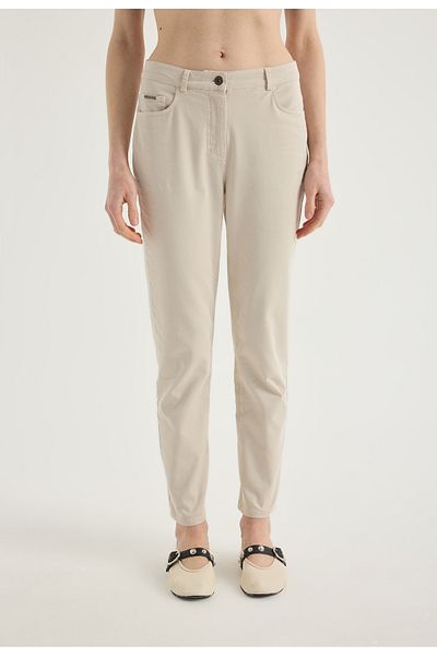 Masha Kate Pantaloni chino Stone