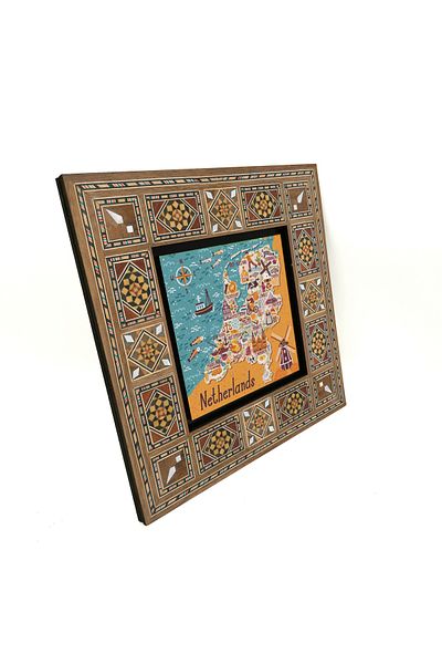 Sadrazam Masa MDF imprimata cu simboluri olandeze 20x20 Krg-22