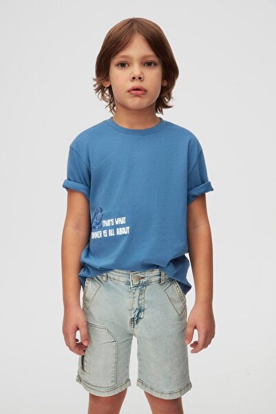 NK Băiat Vară tricou 4-8 ani Indigo