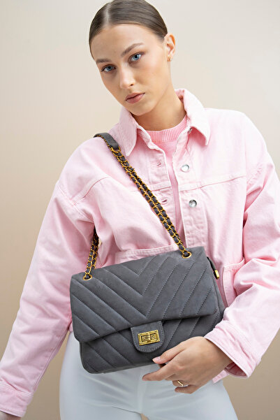 Matthew Cox Дамска чанта през рамо, сива BYN1067