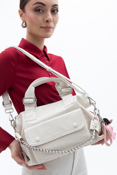 Matthew Cox Women's White Handbag Byn2272
