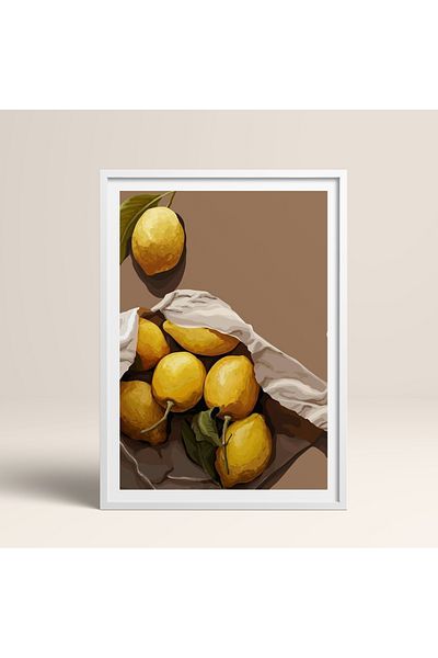 HOMEPACK Single Wooden Framed Painting One Piece Poster Painting Tk/963