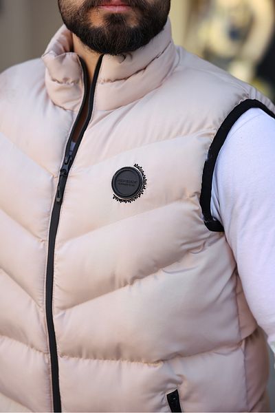 S&M CLOTHİNG New Season Arm Detail Waterproof Inflatable Vest