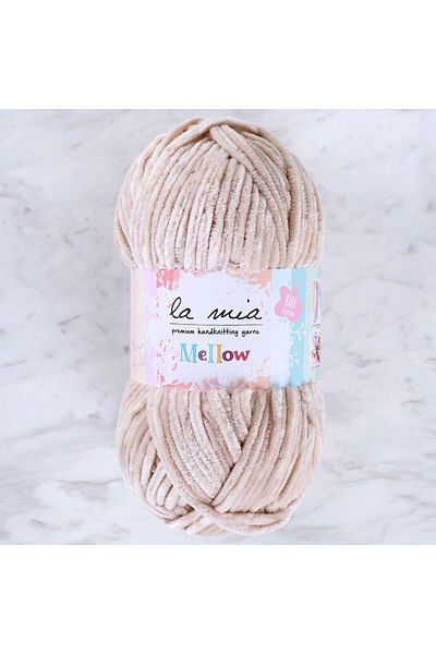 SAVA HOME COLLECTİON Прежда за ръчно плетене La Mia Mellow Beige - 943 - 34179