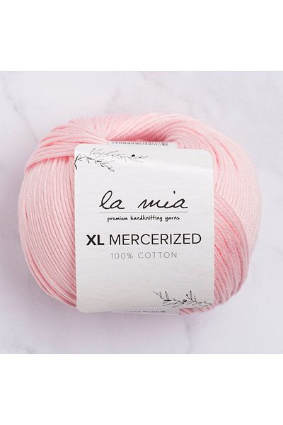 SAVA HOME COLLECTİON La Mia XL Mercerized Pink Hand Knitting Yarn - 4 - 33760