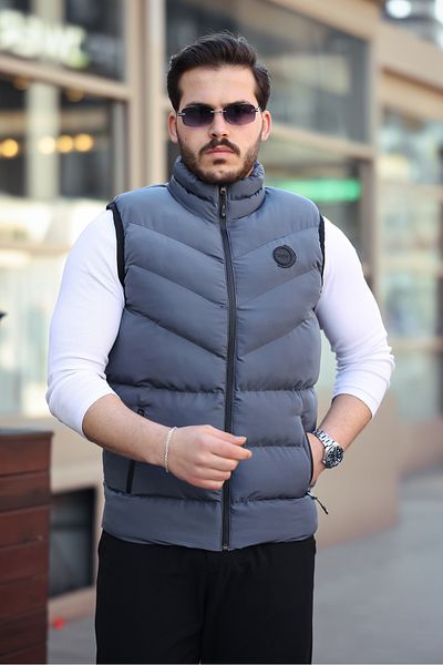 S&M CLOTHİNG New Season Arm Detail Water & Wind Proof Inflatable Vest