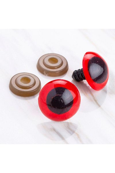Ethab Ticaret Loren 20 mm Red 5 Pair Amigurumi Eyes